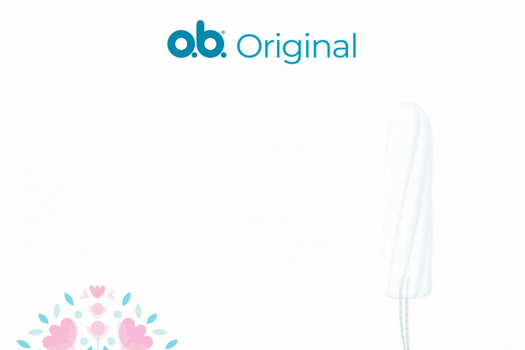 Анимация продуктовой линеки тампонов o.b.® Original